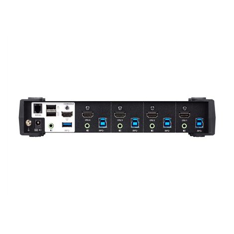 Aten ATEN CS1824 KVMP Switch - KVM / audio / USB switch - 4 ports - 3